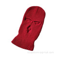 Drie-holes gebreide hoed Balaclava